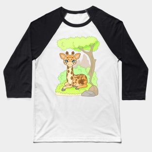 cute giraffe Baseball T-Shirt